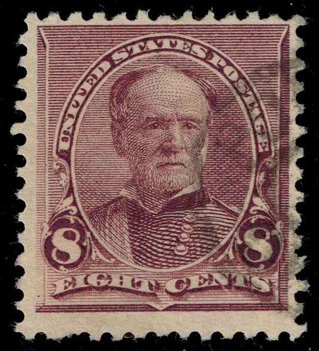 US #225 William T. Sherman; Used - Click Image to Close
