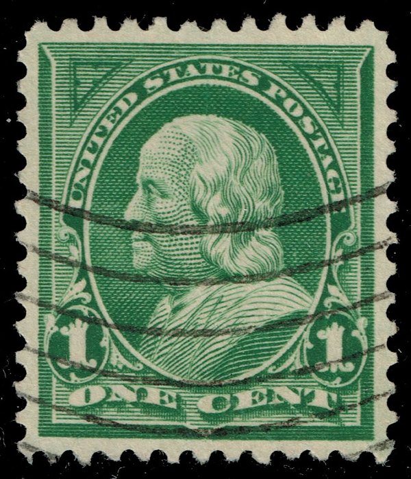 US #279 Benjamin Franklin; Used - Click Image to Close