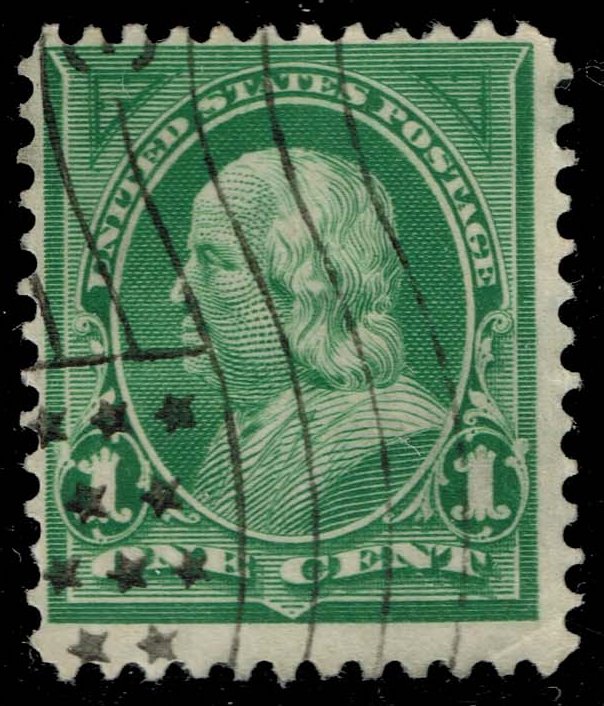 US #279 Benjamin Franklin; Used