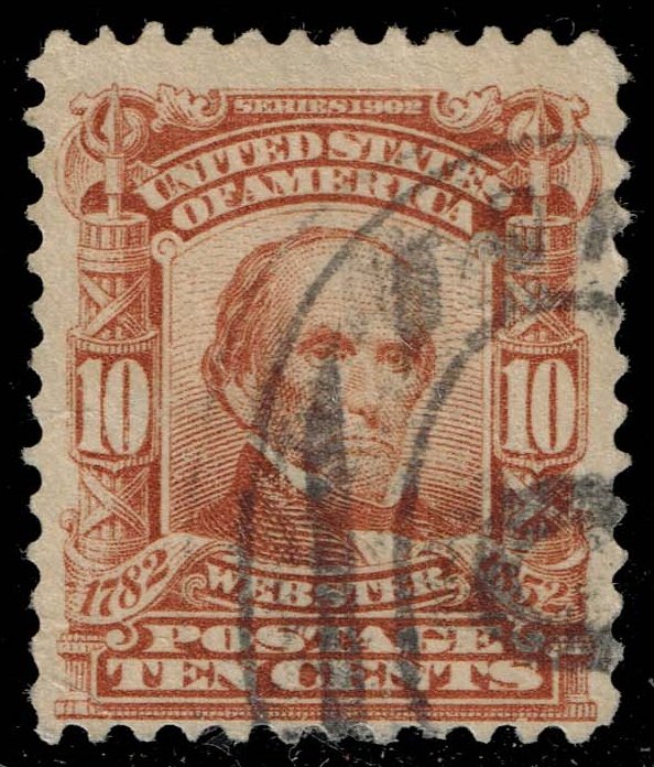US #307 Daniel Webster; Used