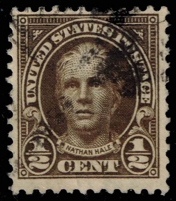 US #551 Nathan Hale; Used