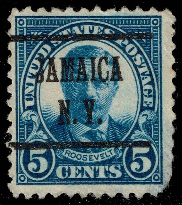 US #557 Theodore Roosevelt Jamaica NY Precancel