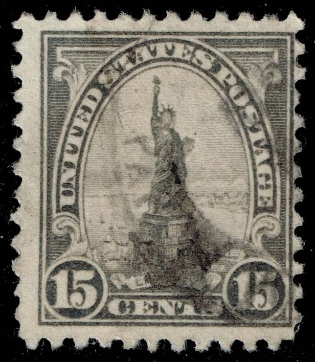 US #566 Statue of Liberty; Used