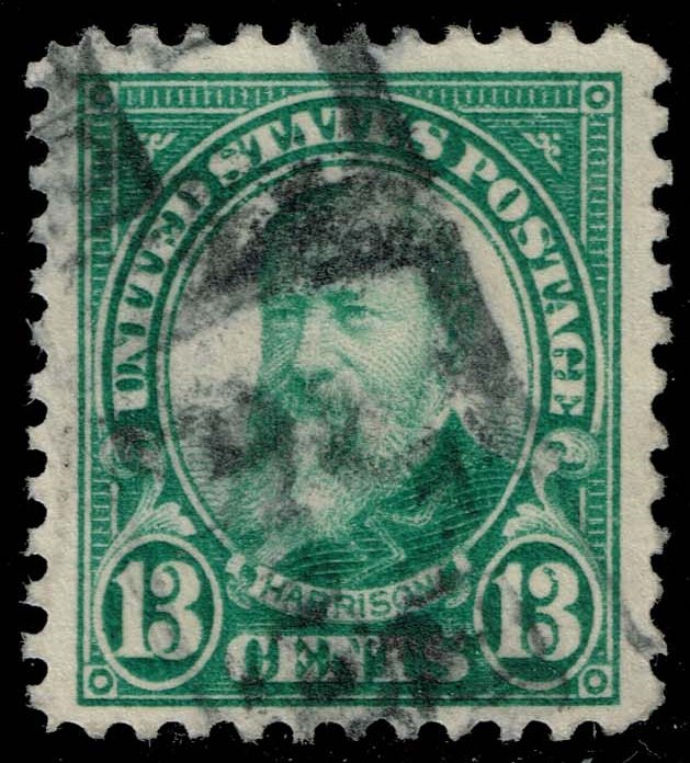 US #622 Benjamin Harrison; Used
