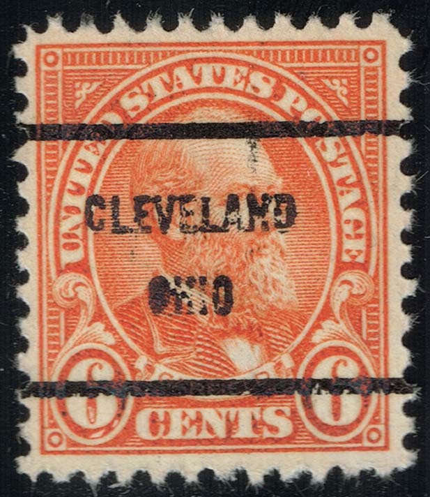 US #638 James A. Garfield; Used Precancel