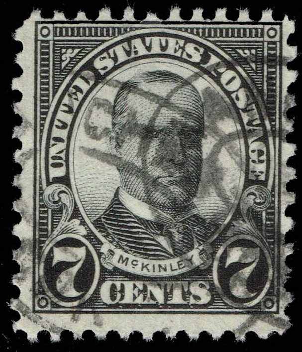 US #639 William McKinley; Used