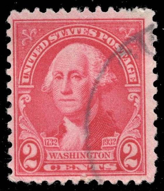 US #707 George Washington by Gilbert Stuart; Used