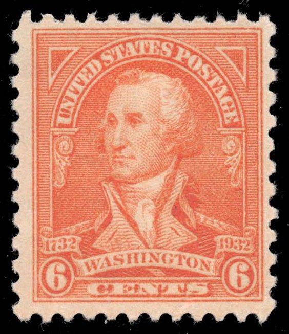 US #711 George Washington - by John Trumbull; Unused