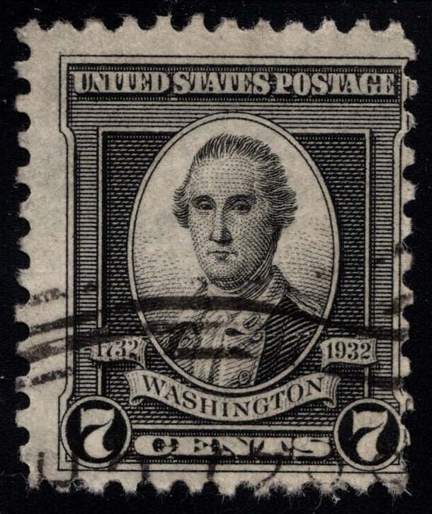 US #712 George Washington - by John Trumbull; Used
