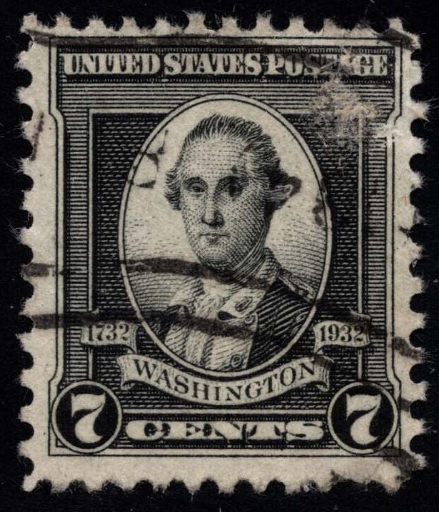 US #712 George Washington - by John Trumbull; Used