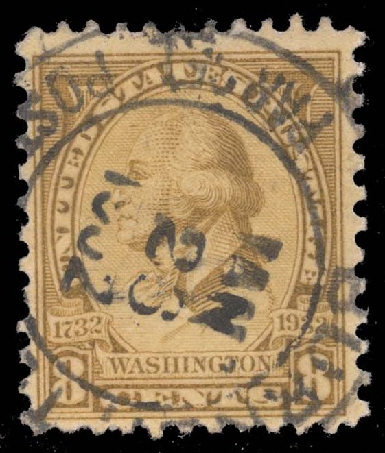 US #713 George Washington - by Saint Memin; Used