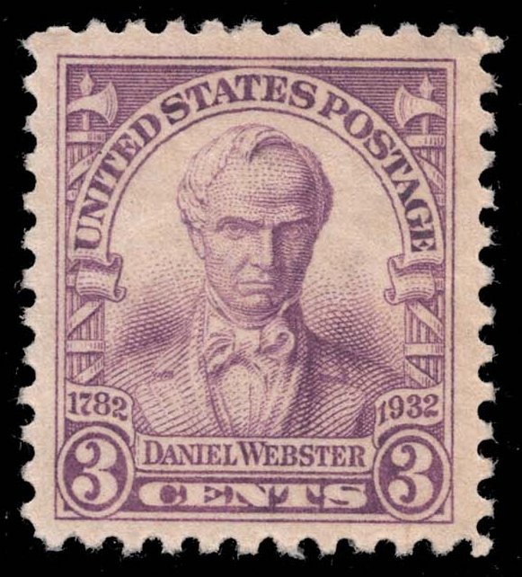 US #725 Daniel Webster; Unused