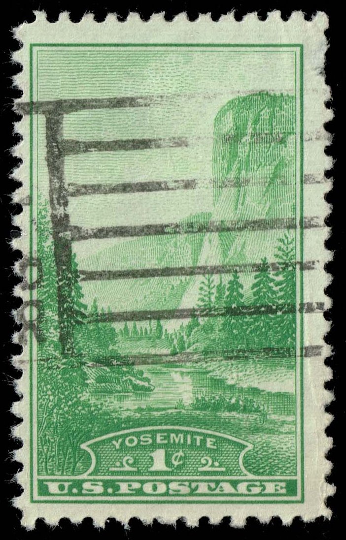 US #740 Yosemite; Used