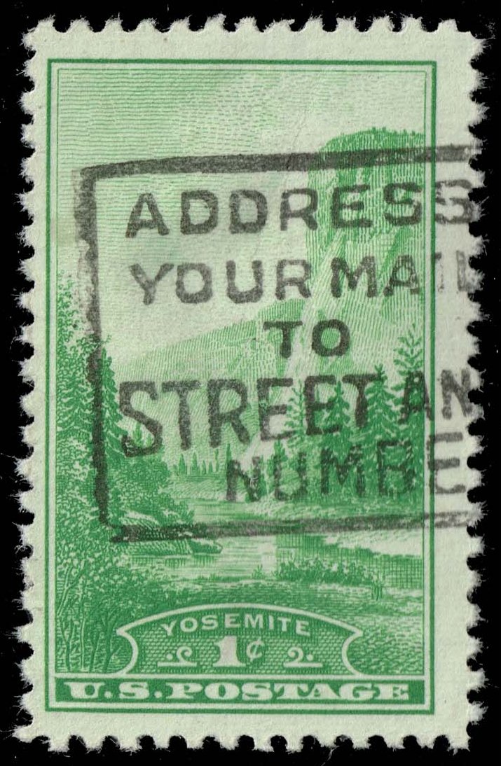 US #740 Yosemite; Used US #740 Yosemite; Used