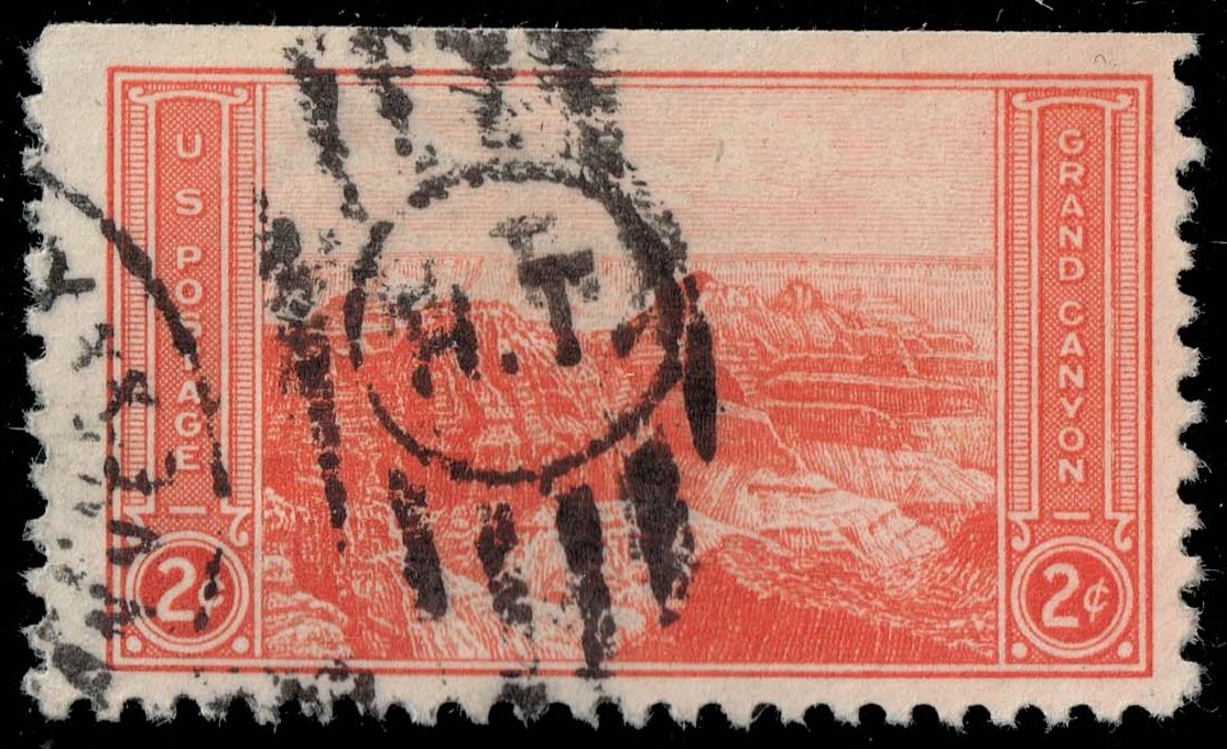 US #741 Grand Canyon; Used