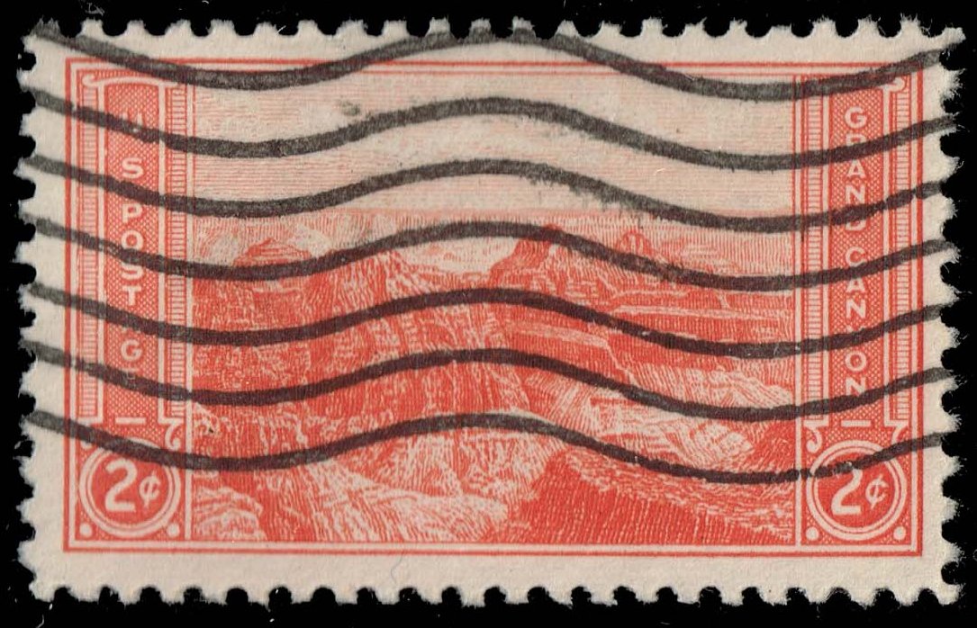 US #741 Grand Canyon; Used