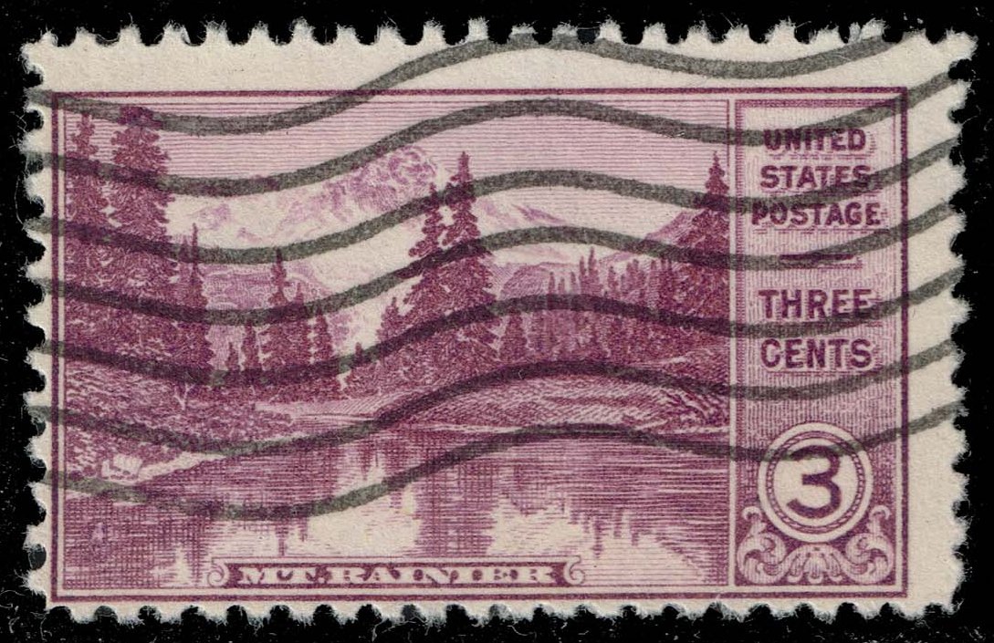 US #742 Mount Rainier; Used