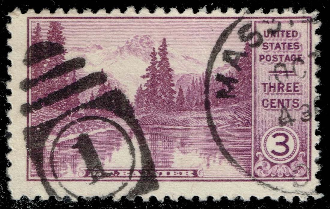 US #742 Mount Rainier; Used