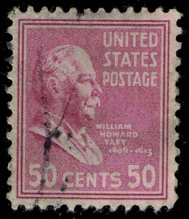 US #831 William Howard Taft; Used - Click Image to Close