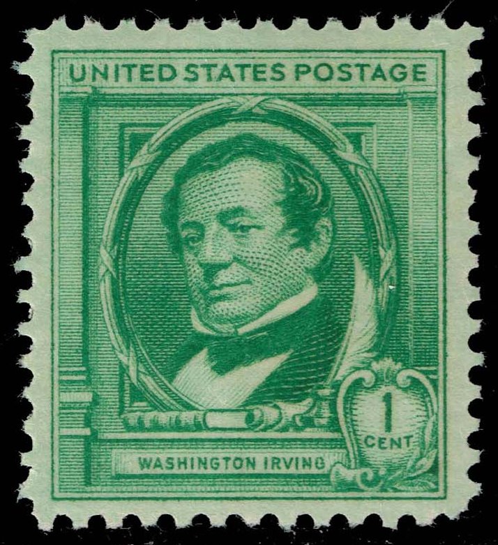 US #859 Washington Irving; MNH - Click Image to Close