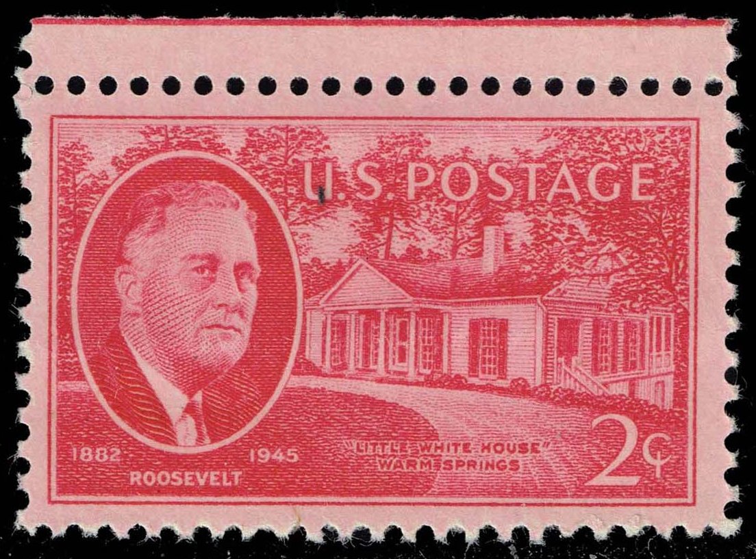 US #931 Roosevelt nad 'Little White House'; MNH - Click Image to Close