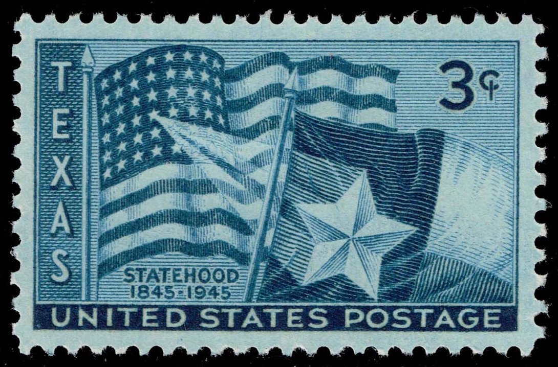 US #938 Texas Statehood Centennial; MNH