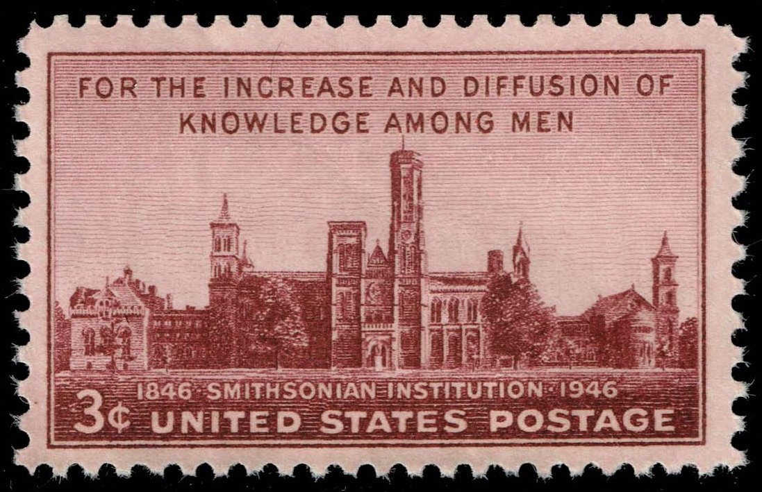US #943 Smithsonian Institution; MNH - Click Image to Close