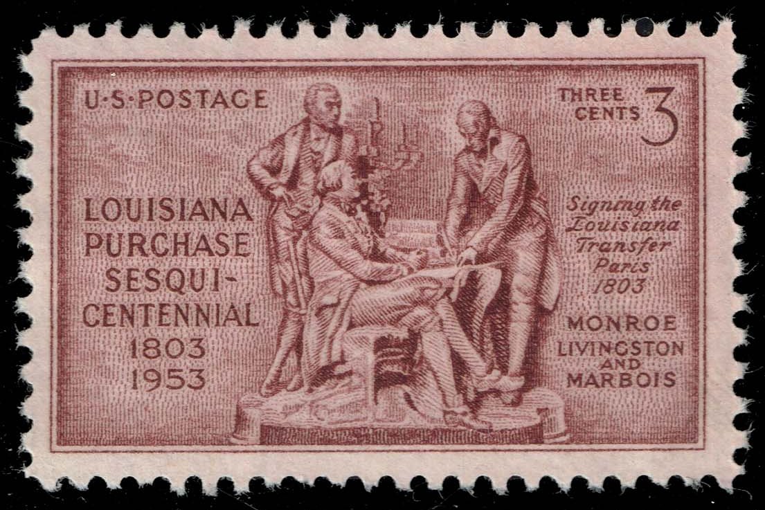 US #1020 Louisiana Purchase; MNH