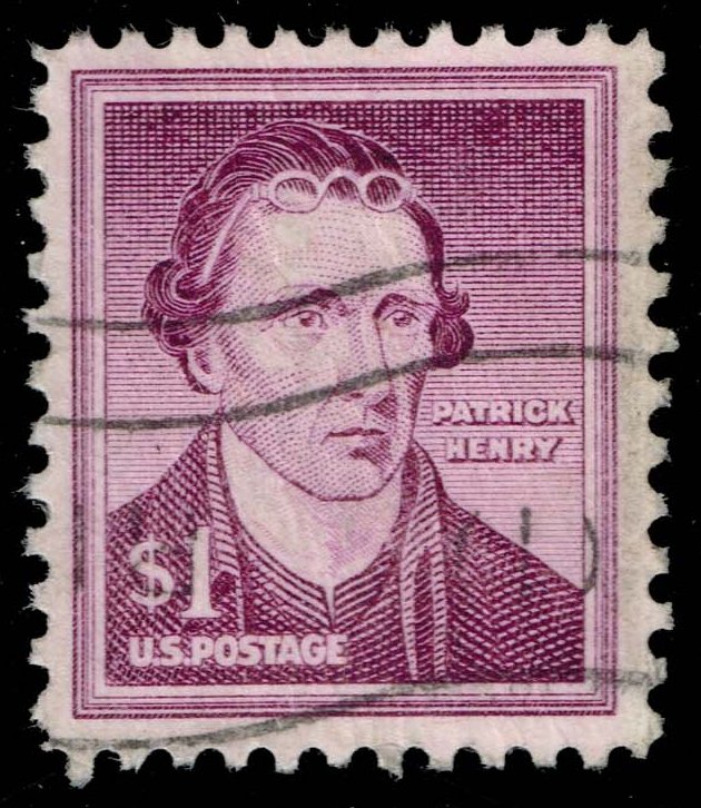 US #1052a Patrick Henry; Used - Click Image to Close