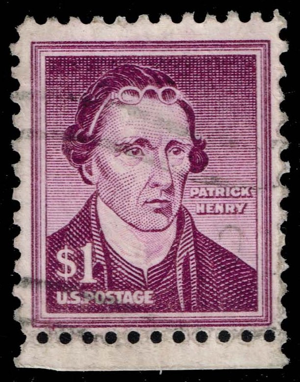 US #1052a Patrick Henry; Used