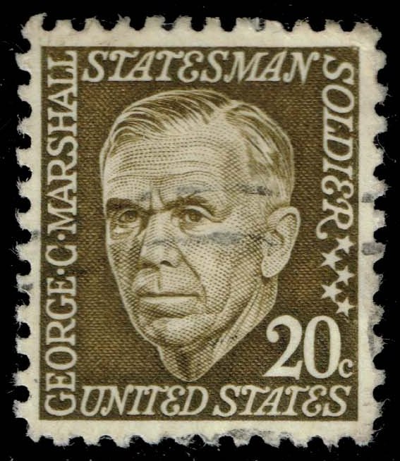 US #1289 George Marshall; Used
