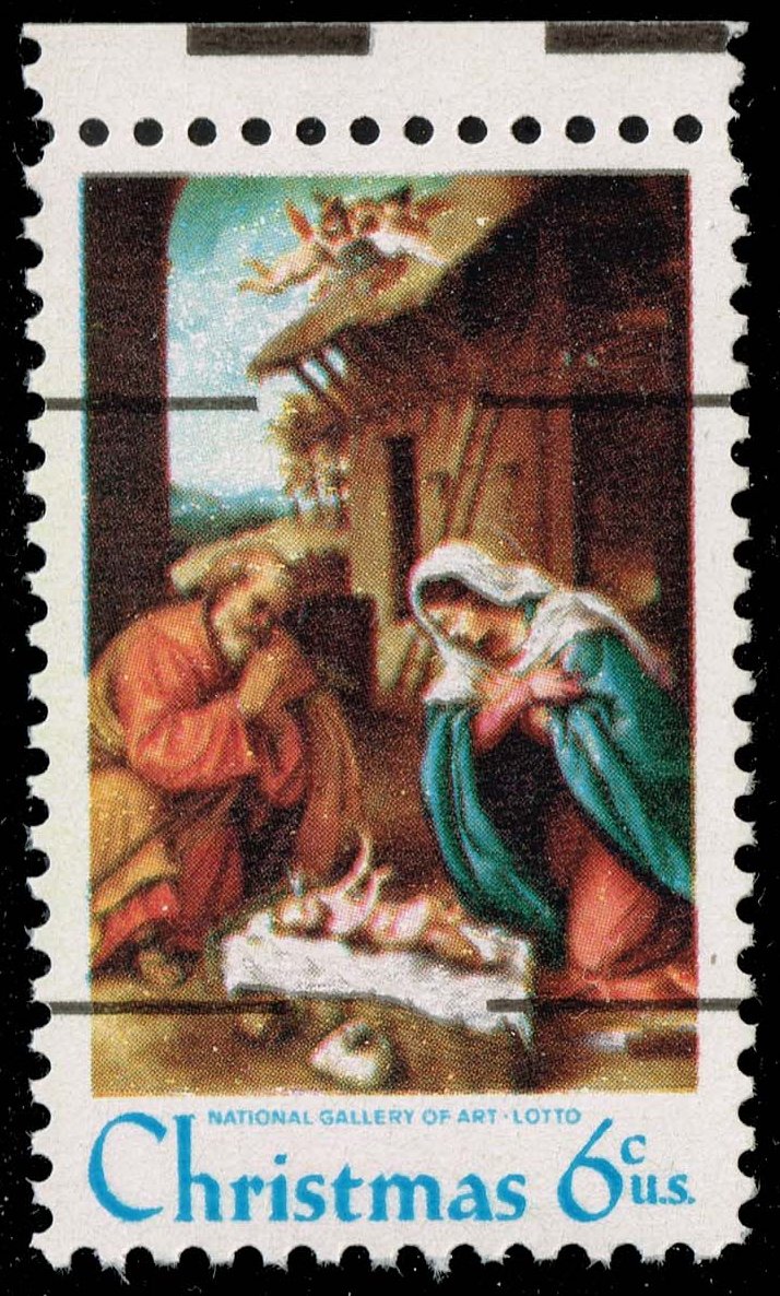 US #1414a Nativity - Precanceled; MNH