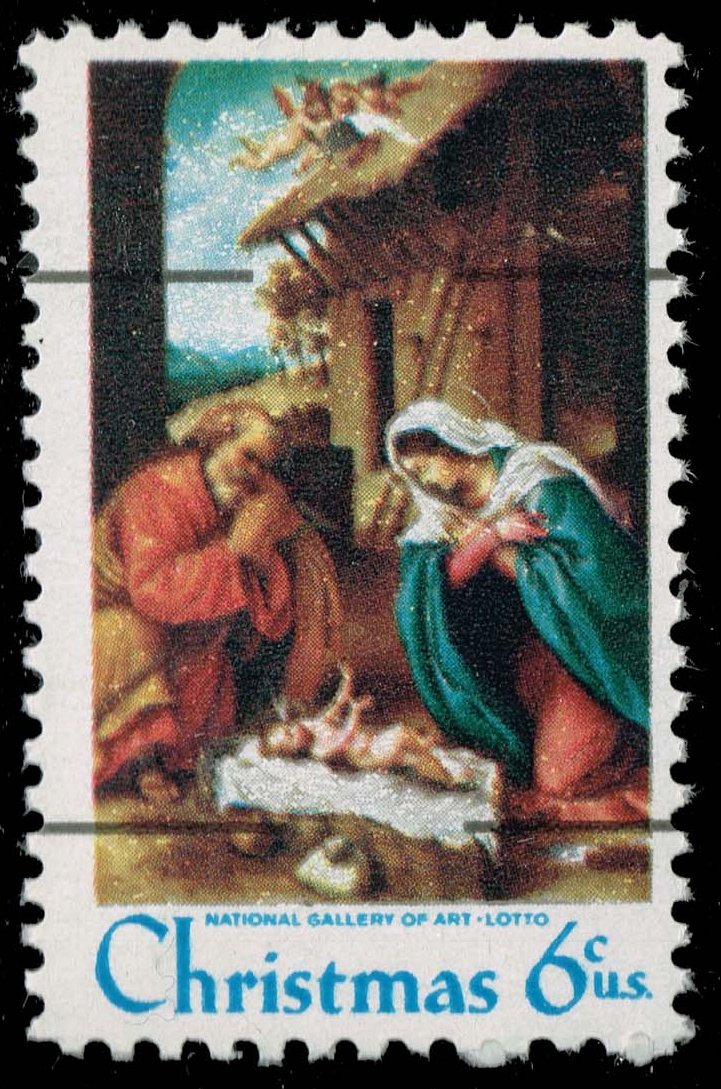 US #1414a Nativity - Precanceled; MNH