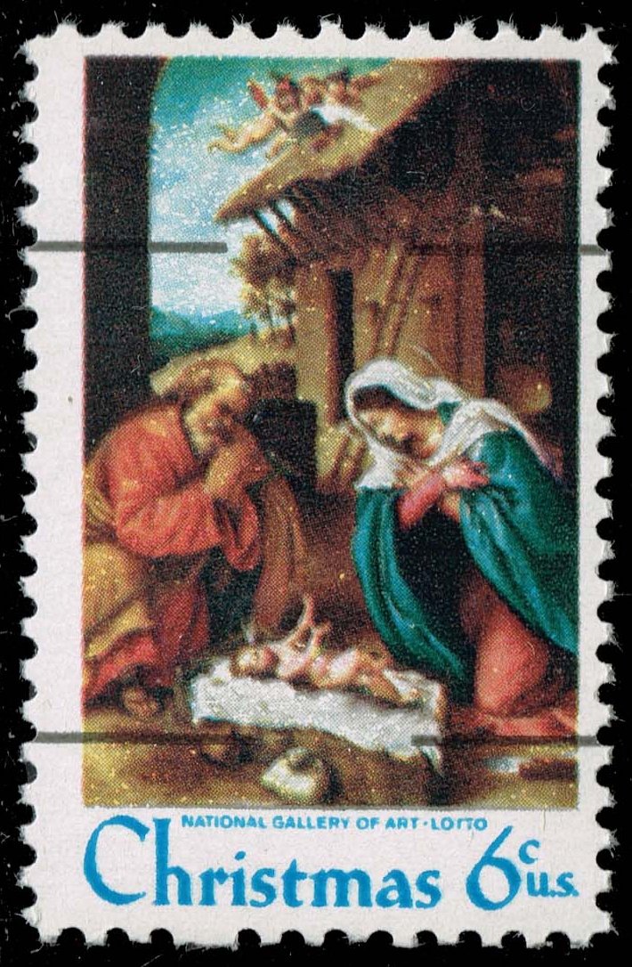 US #1414a Nativity - Precanceled; MNH