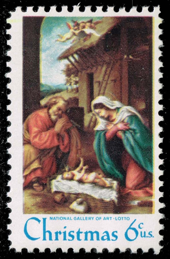 US #1414d Nativity; MNH