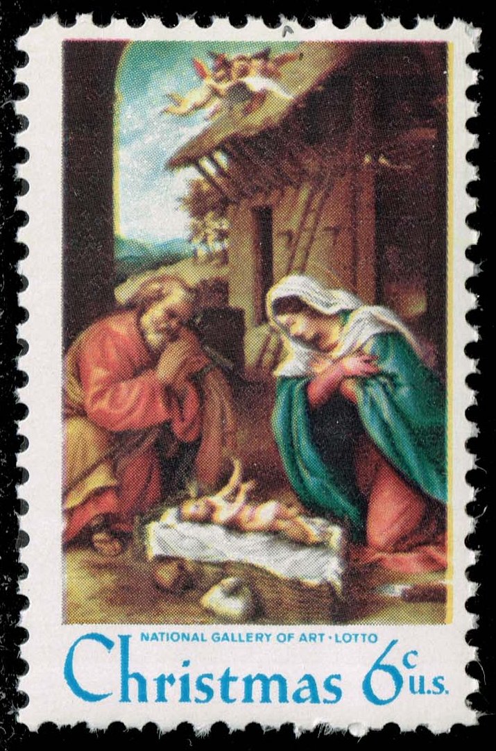 US #1414d Nativity; MNH