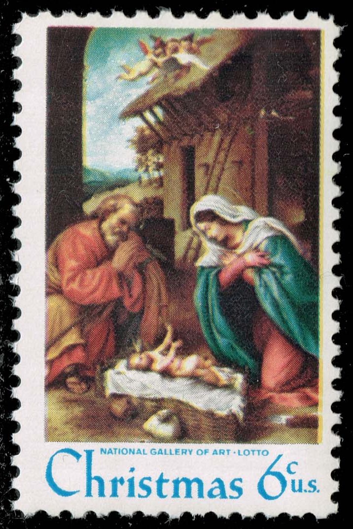 US #1414d Nativity; MNH