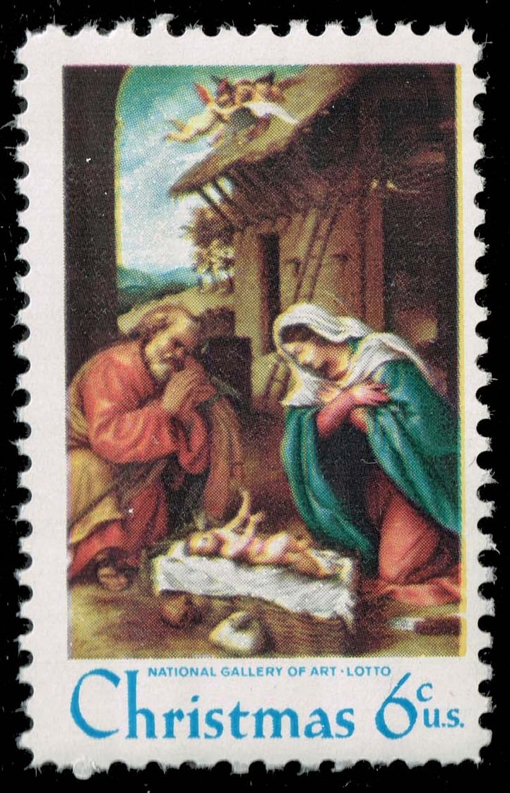 US #1414d Nativity; MNH