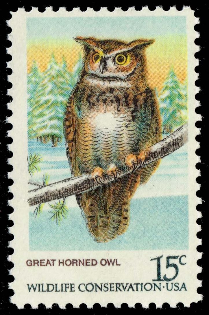 US #1763 Great Horned Owl; MNH