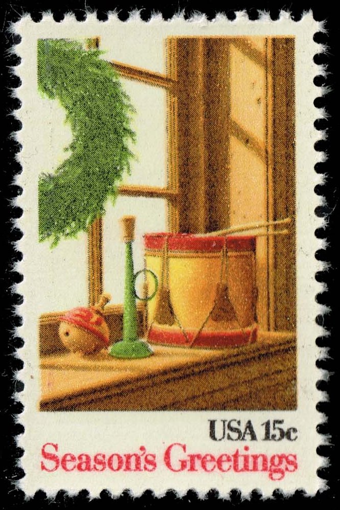 US #1843 Wreath & Toys; MNH - Click Image to Close
