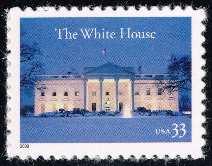 US #3445 The White House in Winter; MNH - Click Image to Close