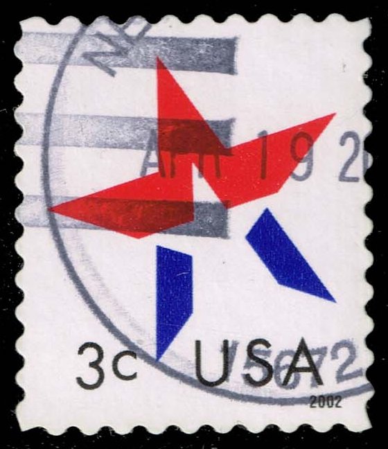 US #3614 Star; Used