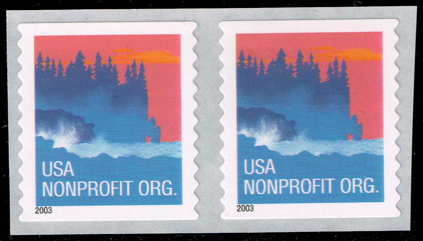 US #3874 Seacoast Pair; MNH