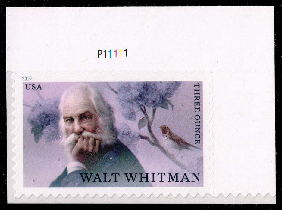 US #5414 Walt Whitman P# Single; MNH - Click Image to Close