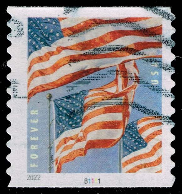 US #5656 Three Flags PNC Single; Used - Click Image to Close