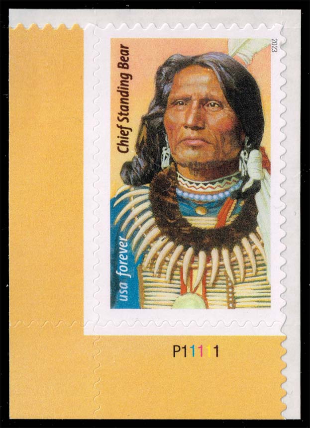 US #5798 Chief Standing Bear P# Single; MNH - Click Image to Close