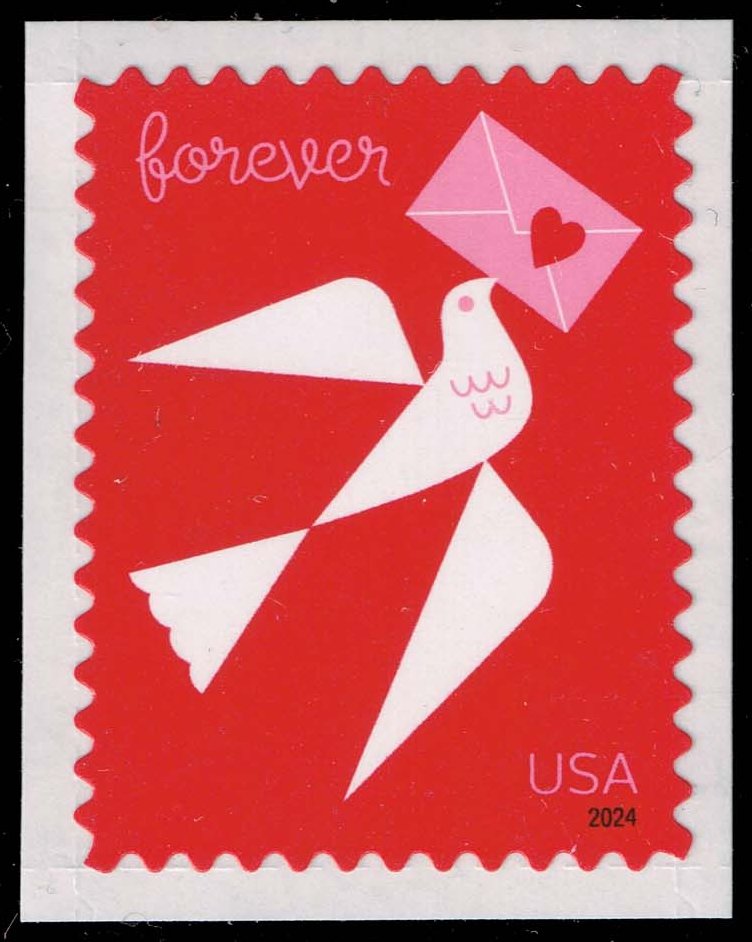 US #5826 Bird Carrying Envelope; MNH - Click Image to Close