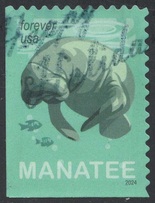US #5851 Manatee and Fish; Used US #5851 Manatee and Fish; Used