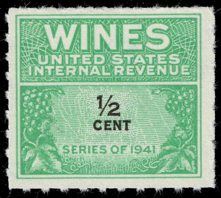 US #RE110 Wine Stamp; Unused NGAI