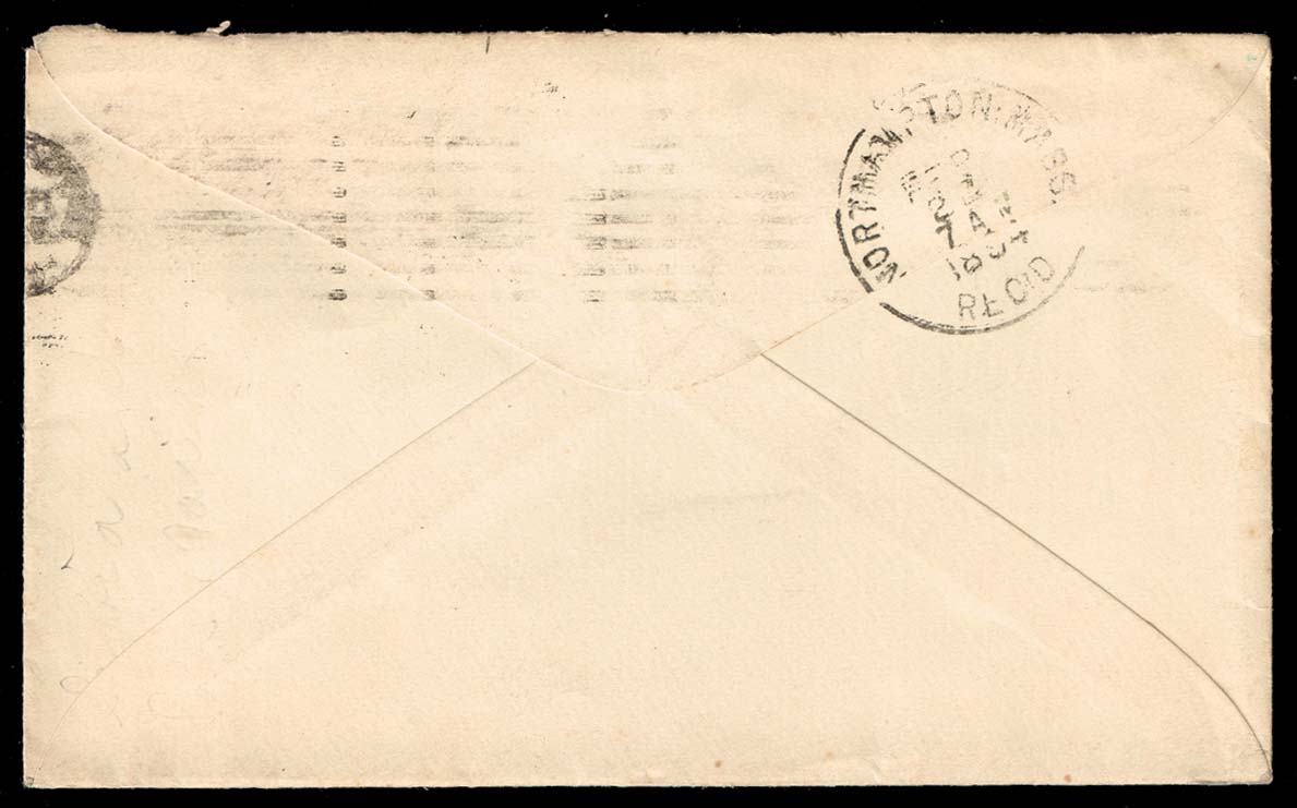 US #U349 Columbian Exposition; Used Entire